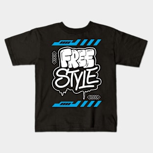 FREE STYLE CITY DESIGN Kids T-Shirt